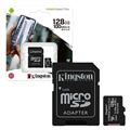 Kingston SDCS2/128GB 128GB microSDXC Canvas Select Plus 100MB/s Read A1 Class 10 UHS-I Memory Card with SD Adapter